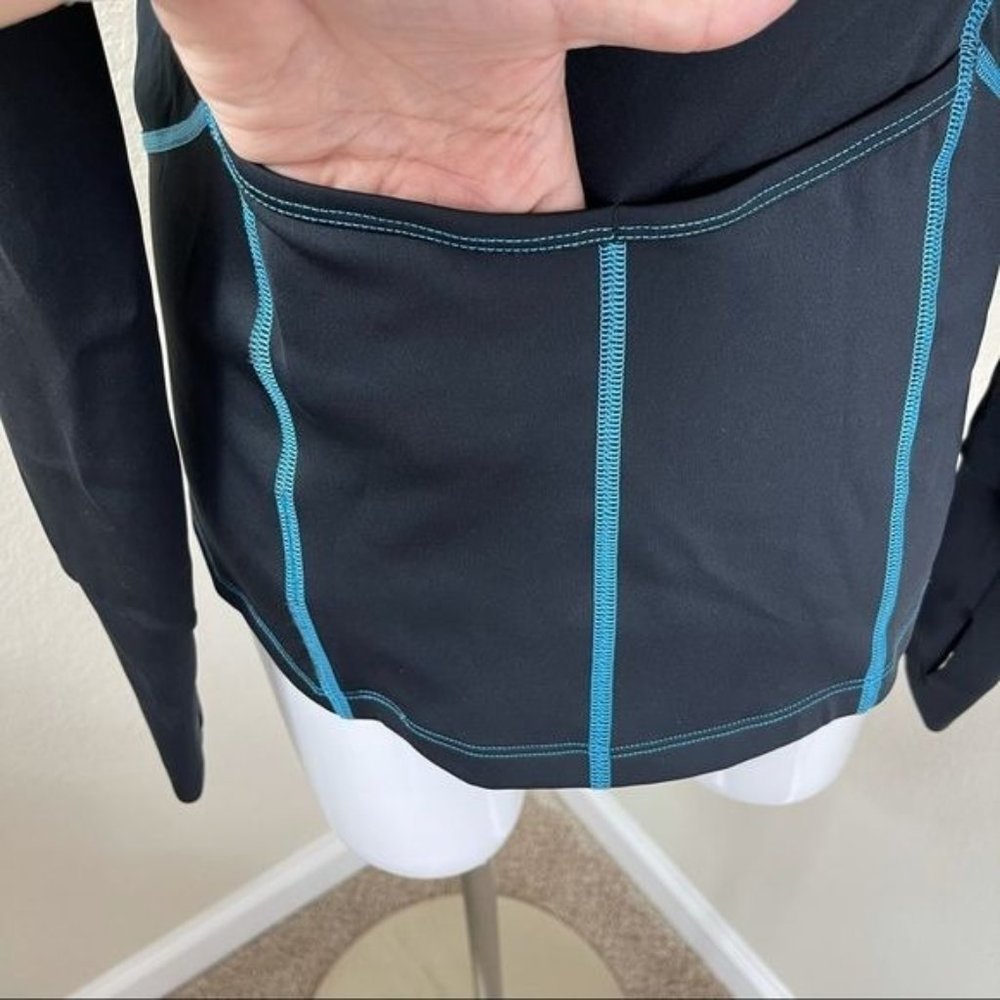 Columbia Titanium Black Omni-Wick Windefend 1/2 Zip Running Athletic Shirt XS - Picture 4 of 8